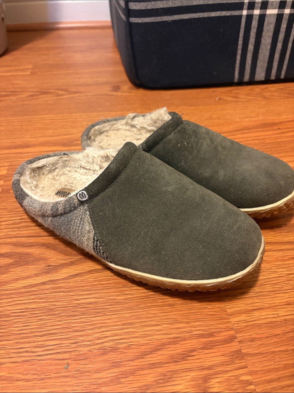 Minnetonka Suede Slip-On Clogs